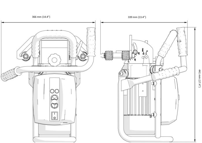 BM 21 SS Portable Beveler for Stainless Steel