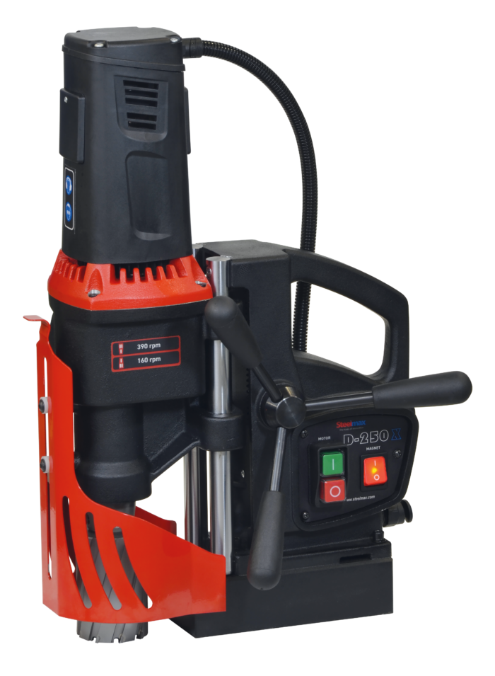 Steelmax D250X magnetic drill