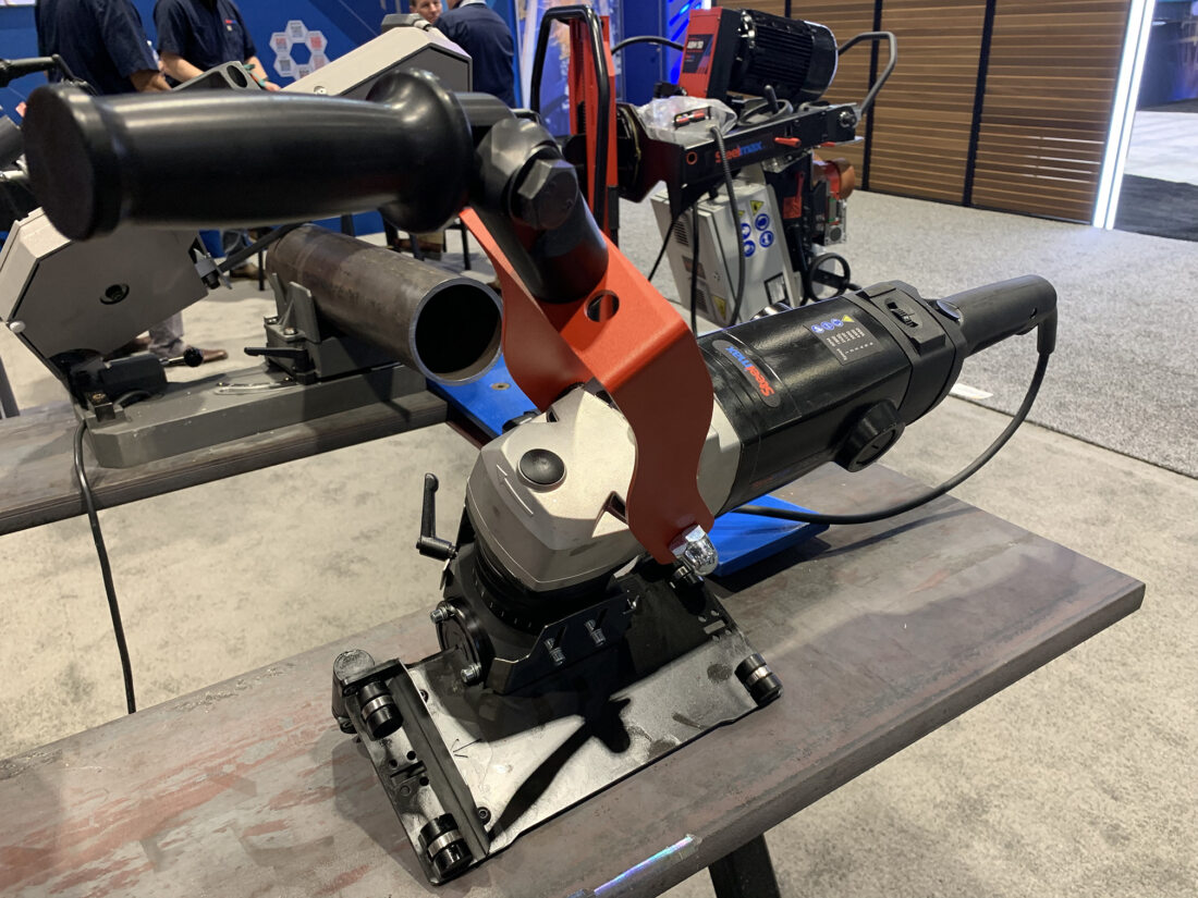 BM-25 Plate Beveling Machine on display at Fabtech