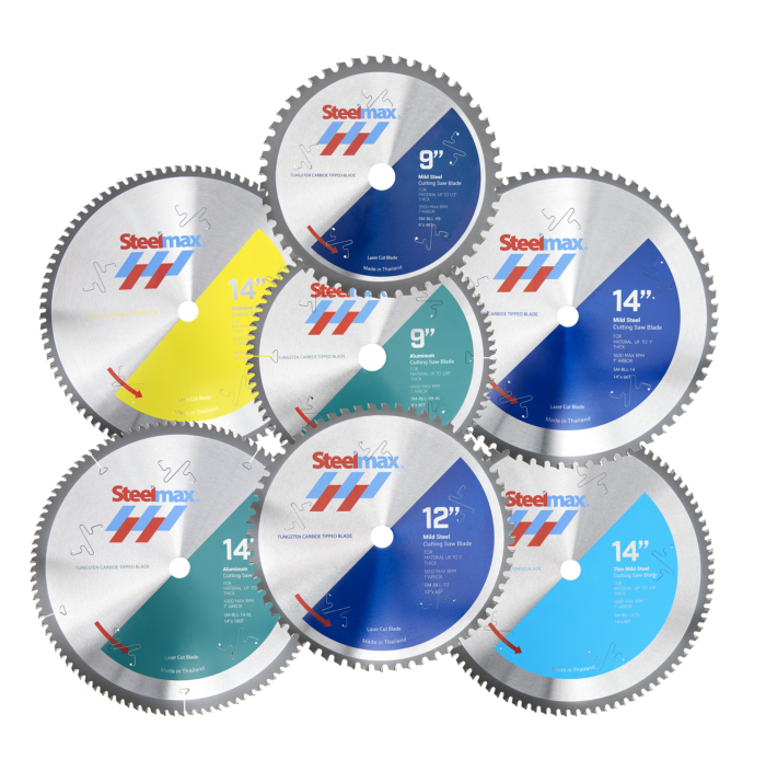 TCT Metal Cutting Saw Blades cut Mild, Stainless and Thin Steel and Aluminum Fast & Clean